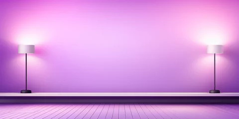 Türaufkleber abstract empty light gradient purple studio room background for product © Basit