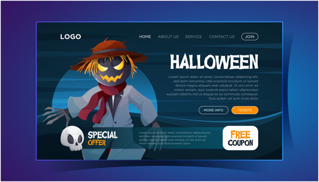 Halloween web header