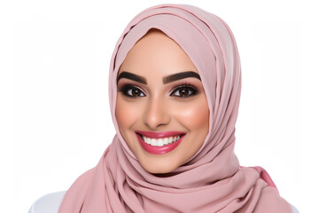 Portrait of beautiful muslim woman. Generative Ai