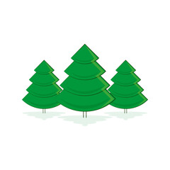 Christmas Pine Trees
