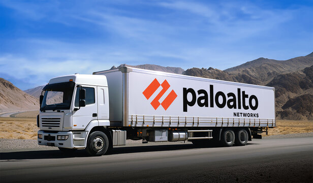 Paloalto Networks - transportation truck on road