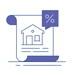 The property tax icon provides information about property taxation and details related to real estate taxes Icon