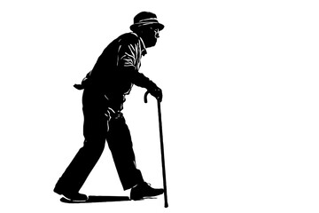 Senior walking