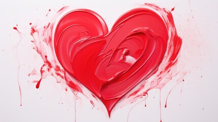 Beautiful abstract card with a heart for Valentine's Day. Valentine's day concept