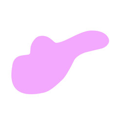 purple blob shape