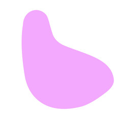 purple blob shape