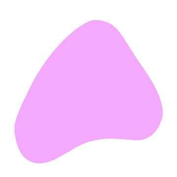 Purple Blob Shape