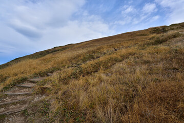 Climbing  Mount Makihata, Niigata, Japan