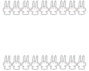 うさぎのフレーム