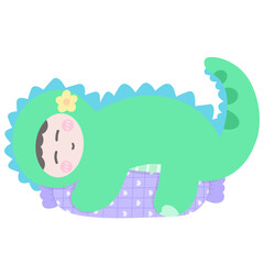 Baby child dinosaur 