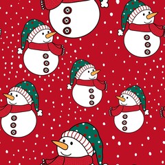 
Cartoon snow ice fashion image cute cute decoration commonly used to decorate school work Christmas festival New Year bright colors fashion children kids t-shirts children repeat cute do pattern