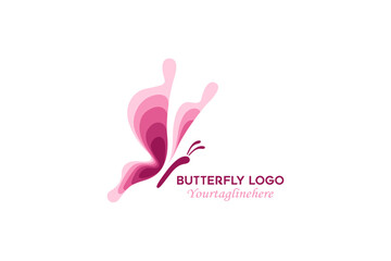 Butterfly logo design 