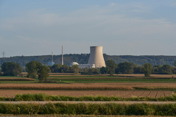 abgeschaltetes Kraftwerk Isar 2