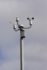 weather station on top of a post