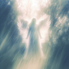 Real angel or ghost apparition