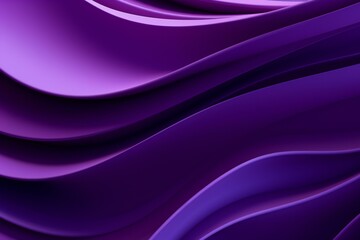 Purple violet waves 3d abstract background. 