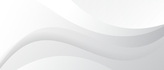 White and gray business wave background