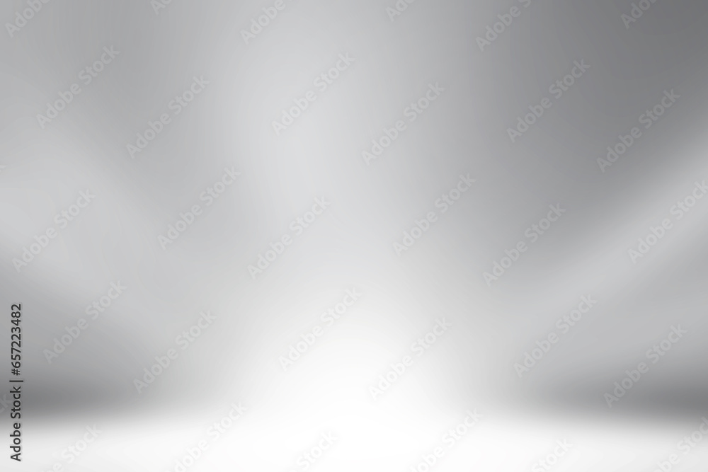 Aufkleber Gray Background gradient light from studio backdrop use us Background