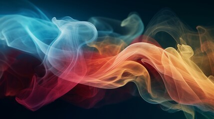 Abstract smoke trails in the air award winning studio.Generative AI - obrazy, fototapety, plakaty