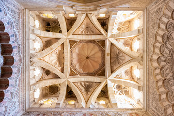 detail of the ceiling of the cathedral de mallorca