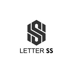 Letter SS or D and P Tech Logo Design Template