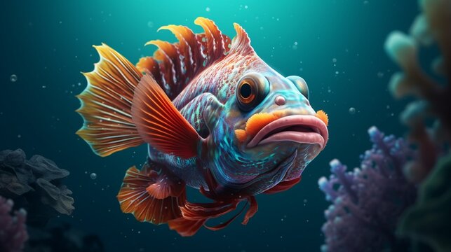 design a fish.Generative AI