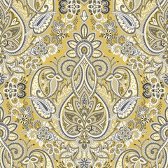 Damask Seamless Pattern, Paisley Damask Pattern