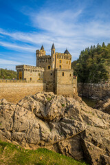 Le Château de la Roche en période de sécheresse