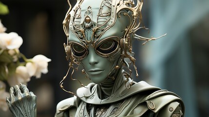 Beautiful Woman Dressed up mantis , Background Images , HD Wallpapers, Background Image