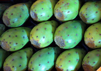 Opuntia ficus-indica, the Indian fig opuntia, fig opuntia, or prickly pear, is a species of cactus...