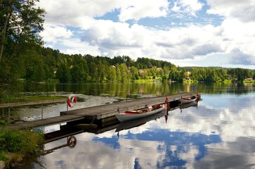 Archipelago on the Dals Langed coast in Sweden