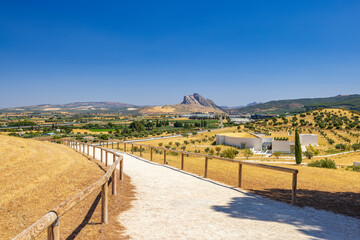 Fototapeta na wymiar Antequera Dolmens Site, UNESCO site, Antequera, Spain