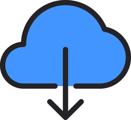 cloud download icon