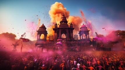 Holi Festival 25th March Generative AI