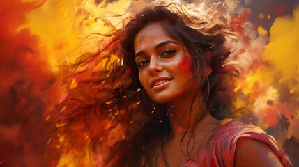 Holi Festival 25th March Generative AI