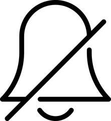 bell disabled icon