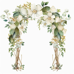 frame of flowers clip art