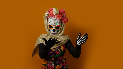  Day of the dead, sugar skull, halloween, calavera Catrina, Catrina costume. 