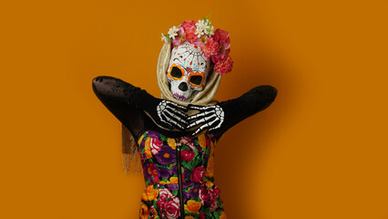  Day of the dead, sugar skull, halloween, calavera Catrina, Catrina costume. 