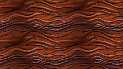 Seamless pattern with wooden texture from mahogany wood - obrazy, fototapety, plakaty