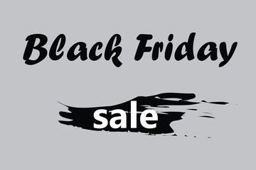 black friday sale logo - seasonal discount shopping  
