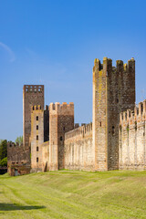 Fototapeta premium Ancient walls of Montagnana, Padova province, Veneto, Italy
