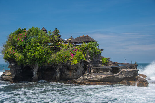 One of the most famous sights in Bali the “Pura Tanah Lot” temple