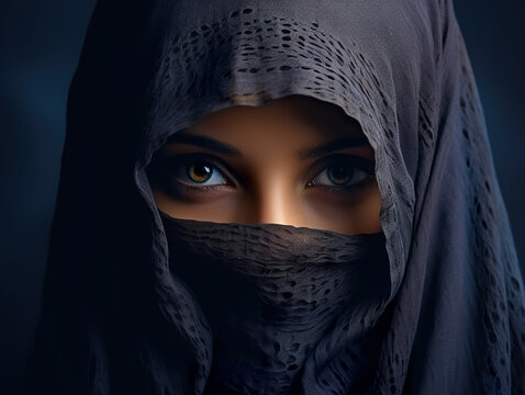 Woman wearing Niqab