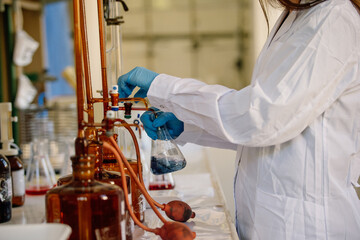 scientist working in laboratory