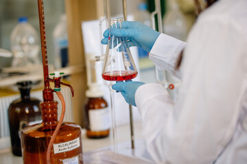 scientist working in laboratory