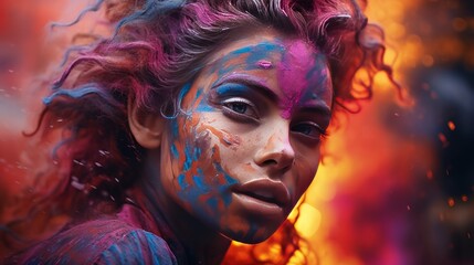 Holi Festival 25th March Generative AI