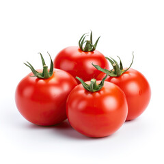 Pure Perfection: Four Unblemished Tomatoes