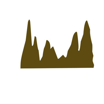 Illustration of stalagmite 