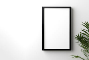 Black thin picture frame